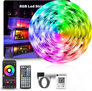 100Ft LED Strip Lights, Smart Light with App Remote Control, RGB LED Lights for - Picture 1 of 7