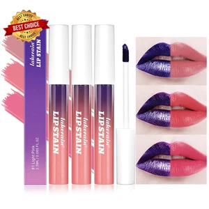 3 Stück Peel-Off Lip Tint Set - Langanhaltende Tattoo Flecken Wasserdicht - Bild 1 von 9