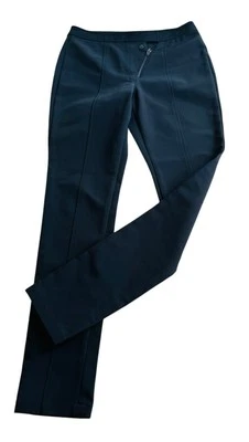 Calça Alexander Wang Skinny Costurada Feminina Tamanho 4 Zíper Assimétrico Preta - Imagem 1 de 4