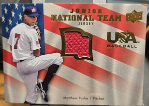 2008 Upper Deck USA Baseball Junior National Team - Matt Purke #USJR-MP Jersey - Picture 1 of 2