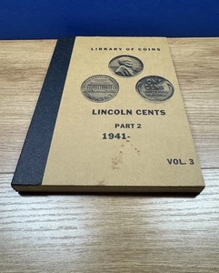 LIBRARY OF COINS ALBUM VOL. 3 LINCOLN CENTS 1941-1961 - 77 COINS READ - Picture 1 of 8