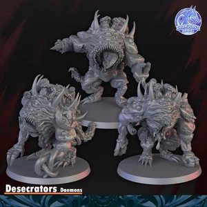 Desecrators x3 - DragonsLake Miniaturas - Picture 1 of 4