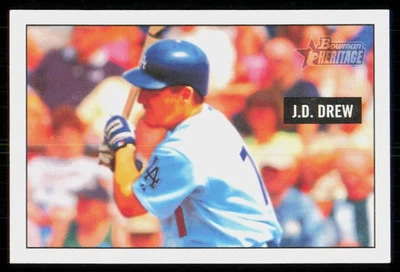 2005 Bowman Heritage J.D. Drew Mini #32 - Image 1 of 2