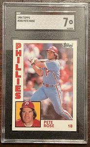 1984 Topps # 300 Pete Rose SGC 7 MN Philadelphia Phillies - Bild 1 von 2