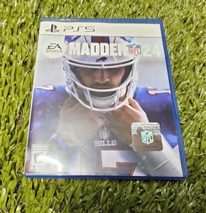 PS5 Madden NFL 24 Sony PlayStation 5 Working Tested Josh Allen Cover E - Picture 1 of 4