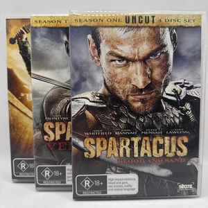 Spartacus Series DVD- Season 1 + Season 2 + Prequel Gods of the Arena VGC - Picture 1 of 10