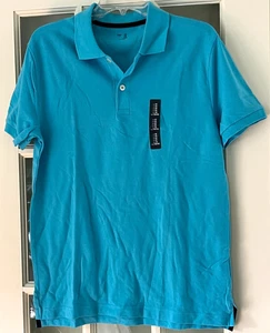 GAP Herren Poloshirt, Baumwolle Türkis, Kurzarm, Größe M, Neu mit Etikett - Bild 1 von 6