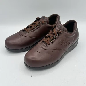 SAS Free Time Leather Comfort Walking Shoes - Women’s 6.5 - Brown - Picture 1 of 11