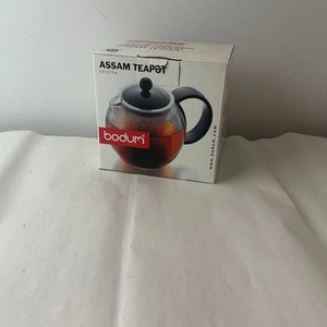 Bodum Assam 0.5L Teapot Glass w/ Stainless Steel Infuser Made in Portugal - Picture 1 of 5