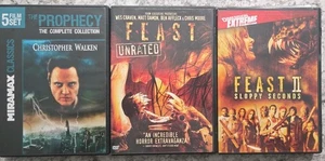 Horror DVD 7 Movie Bundle:The Prophecy Complete Collection/Feast Unrated/Feast 2 - Bild 1 von 2