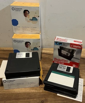 Disquetes de 1,44 MB 3,5" - Lote de (5) cajas nuevas y (2) abiertas con disquetes nuevos Foto 1 de 4