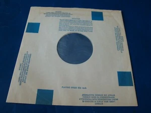 England Vintage Original Inner Sleeve Only Stereo Poly Lined Made in England - Picture 1 of 2