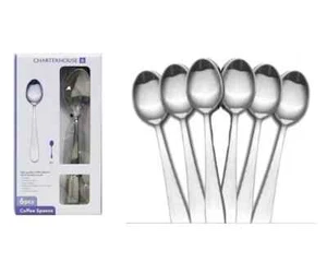 Charterhouse Stainless Steel Coffee Teaspoons in Gift Box - Set of 6pcs K69 - Picture 1 of 2