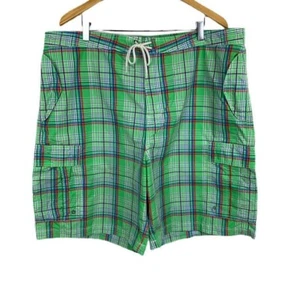 Polo Ralph Lauren pantaloncini da bagno cargo a quadri colorati 5 tasche sfoderati 42 - Foto 1 di 9