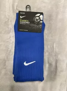 Calcetines Nike Fútbol Clásicos Hasta la Rodilla Azul Talla XLarge - Imagen 1 de 4
