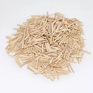 NUOVE ZEPPE DENTALI MONOUSO CURVE SAGOMATE LEGNO NATURALE MISURA PICCOLA 500pz - Foto 1 di 4