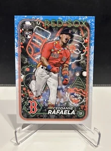 Ceddanne Rafaela - Lights Image Variation Rookie RC - 2024 Topps Holiday - Bild 1 von 2