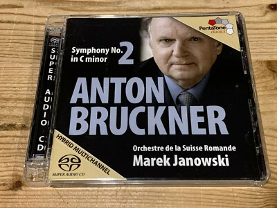 Signed by MAREK JANOWSKI Bruckner Symphony No.2 PENTATONE SACD NEW NEU Signiert - Bild 1 von 3
