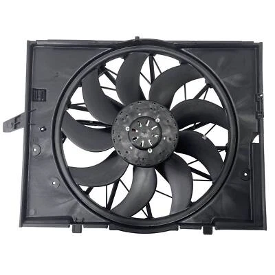 Ventilador de refrigeración del radiador compatible con BMW 525i 525xi 528i 528xi 645Ci 750i 750Li Foto 1 de 4