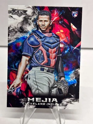 2018 Topps Fire Baseball Card #166 Francisco Mejia RC Cleveland Indians - Image 1 of 2