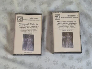 Works by Rimsky-Korsakov ~ MUSICAL HERITAGE SOCIETY ~ 2 Cassette Lot - Picture 1 of 4