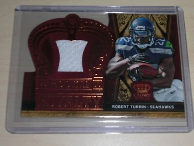 2012 Crown Royale Rookie Royalty Materials Bronze Retail #27 Robert Turbin - Image 1 of 2