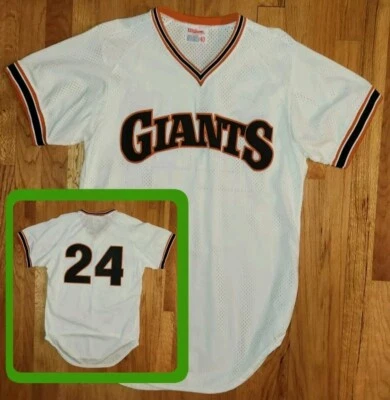 *DE COLECCIÓN* Willie MAYS SAN FRANCISCO GIANTS Wilson Jersey 40 camiseta de béisbol MLB Foto 1 de 4