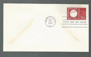 NEW YORK WORLDS FAIR FIRST DAY OF ISSUE APR 22,1964 - Picture 1 of 1