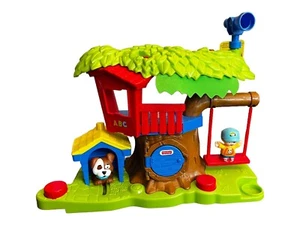 Fisher Price Little People Swing Share Treehouse 2 Figures 12”T Excel Used Cond - Picture 1 of 9