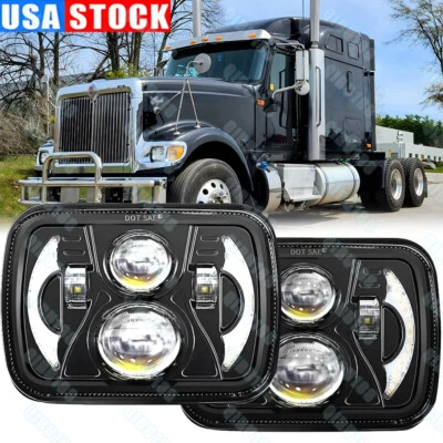LED Headlights For International Harvester 5600i 9400i 9900I 4700 4800 7300 8200 - Image 1 of 4