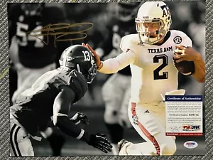 JOHNNY MANZIEL TEXAS A&M HAND SIGNED AUTO 11x14 PHOTO PSA/DNA ROOKIE GRAPH!!! - Picture 1 of 8