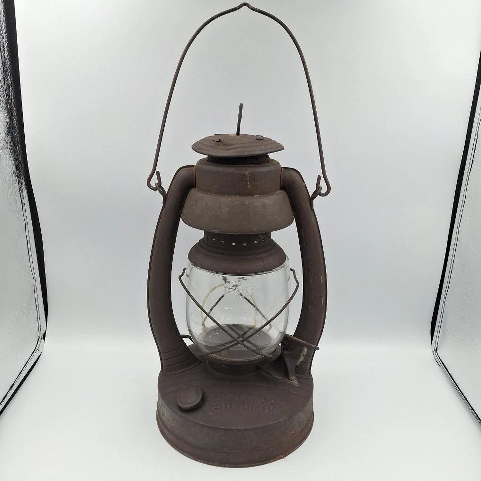 Embury Nº 2 Piloto Aéreo Queroseno Granero Linterna Estrella Fondo Nº 30 E EE. UU. Globo Transparente Foto 1 de 4