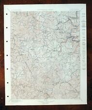 1901 Raleigh Mount Hope Flat Top West Virginia Antique USGS Topographic Map Topo