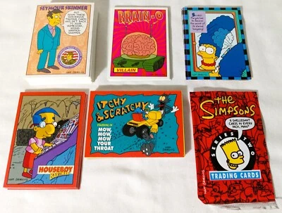 1994 SkyBox The Simpsons Ser2 Complete Card Set 1-40 Plus 4 Full Sub Sets 90 N/M - Image 1 of 4