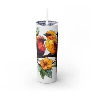 Skinny Tumbler with Straw, 20oz - Picture 1 of 5