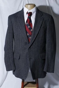 Jos. A. Bank Herren Shetland Wolle Fischgrät Tweed Sport Mantel Jacke Blazer 40R - Bild 1 von 6