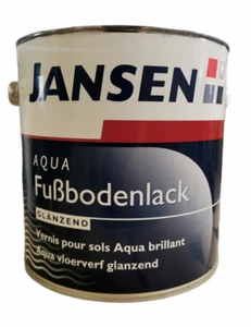 (12,00€/L) Jansen Aqua Fußboden Lack Rotbraun 2,5L - Bild 1 von 1