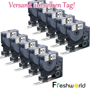 Schriftband für Dymo D1 45013 S0720530 12mm 9mm 6mm LabelManager 160 LabelPOINT - Bild 1 von 18