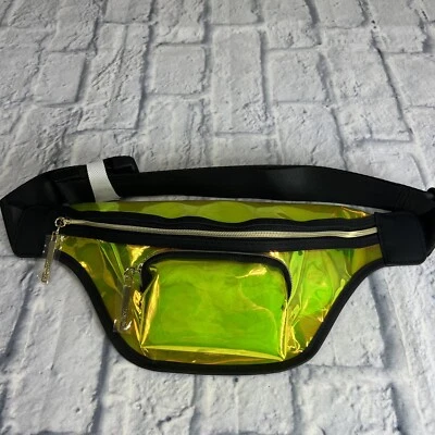 Riñonera Lancome Edición Limitada Holográfica Amarilla Neón Bolsa Cintura Impermeable Foto 1 de 4