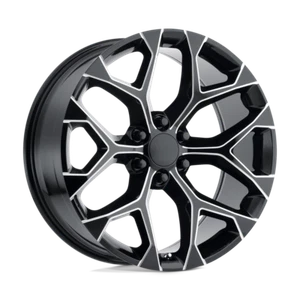 Performance Replicas PR176 26x10 6x139.7 24mm Gloss Black Milled Wheel - Picture 1 of 2