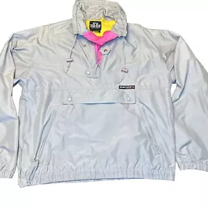 Sunice Gore-Tex Pullover Vintage Jacket Gray-Pink-Yellow Medium Large - Picture 1 of 22