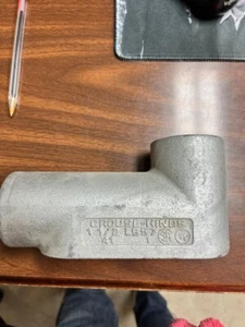 Crouse-Hinds Conduit Body LB57 1-1/2" - unbenutzt - Bild 1 von 2