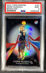 SP /49 ANDRE IGUODALA 2004-05 TOPPS PRISTINE REFRACTOR ROOKIE PSA 9 MINT G1337