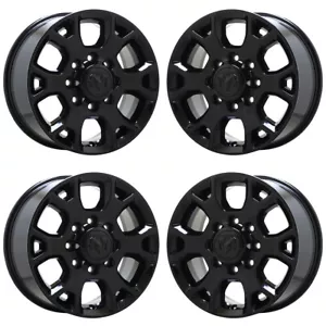 18" Dodge Ram 2500-3500 Truck Gloss Black wheels rims Factory OEM 2693 EXCHANGE - Picture 1 of 8