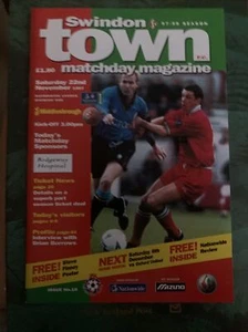 1997 Swindon Town V Middlesbrough Football Soccer Match Programme - Picture 1 of 3