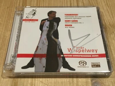 Signed by PETER WISPELWEY Tchaikovsky Saint-Saens CHANNEL CLASSICS SACD Signiert - Bild 1 von 2