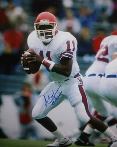 Andre Ware Autographed 16x20 Looking To Pass Photo- TriStar Authenticated - Imagen 1 de 5