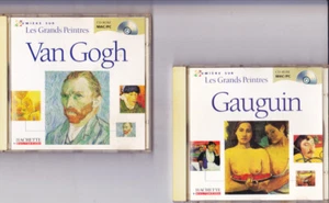 4 cd-rom VAN GOGH GAUGUIN BOTTICELLI LEONARD de VINCI. Hachette multimedia 1996 - Photo 1/6