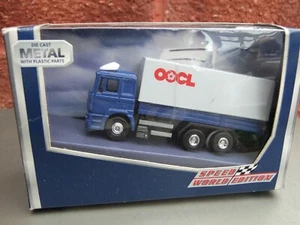MAN F2000 Canvas Back Truck - Speed World 1/72 OOCL livery BOXED - Picture 1 of 2