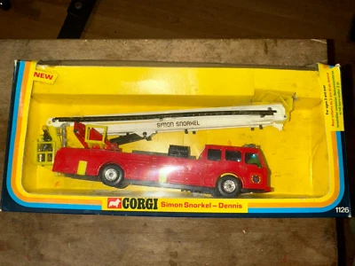 Corgi Toys 1/50 - Simon Snorkel Dennis 1126 - Camion Scala Pompieri - Immagine 1 di 4